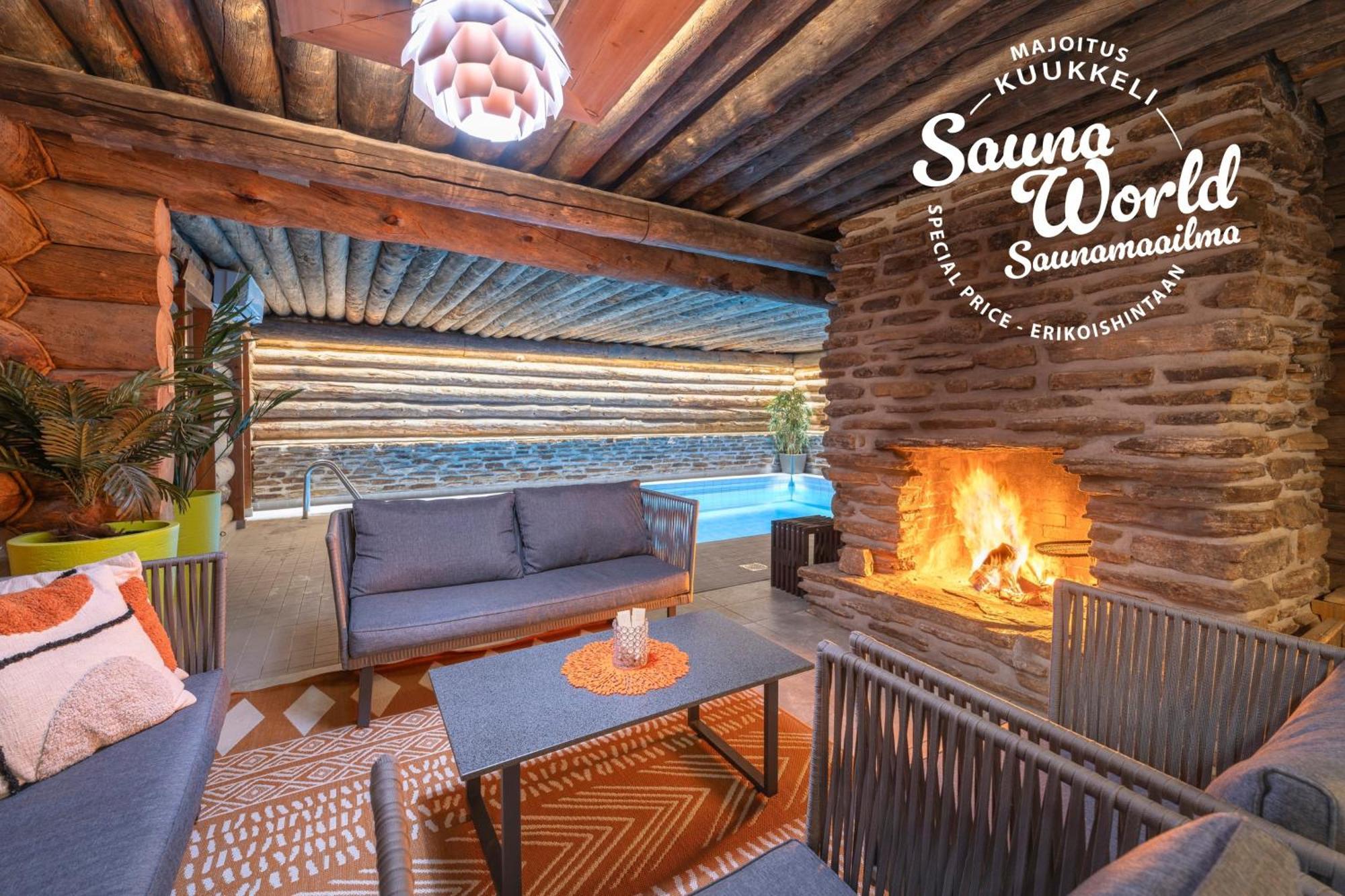 סאריסלקה Kuukkeli Log Houses Teerenpesae - Premium Suite A48 מראה חיצוני תמונה