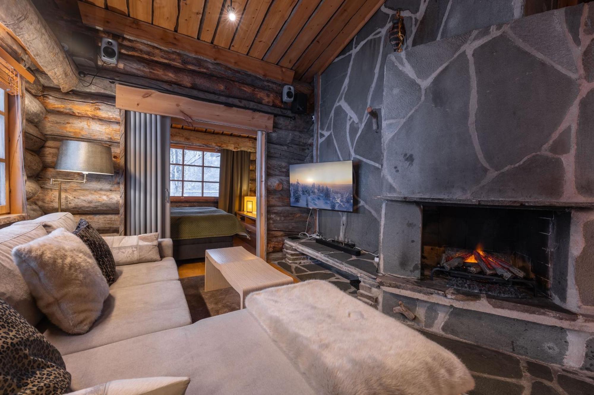 סאריסלקה Kuukkeli Log Houses Teerenpesae - Premium Suite A48 מראה חיצוני תמונה